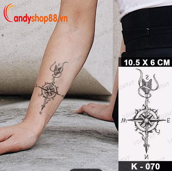 Hình xăm Mũi Tên 0466 tại ĐỖ NHÂN TATTOO  Arrow tattoos for women Arrow  tattoos Tattoos for women