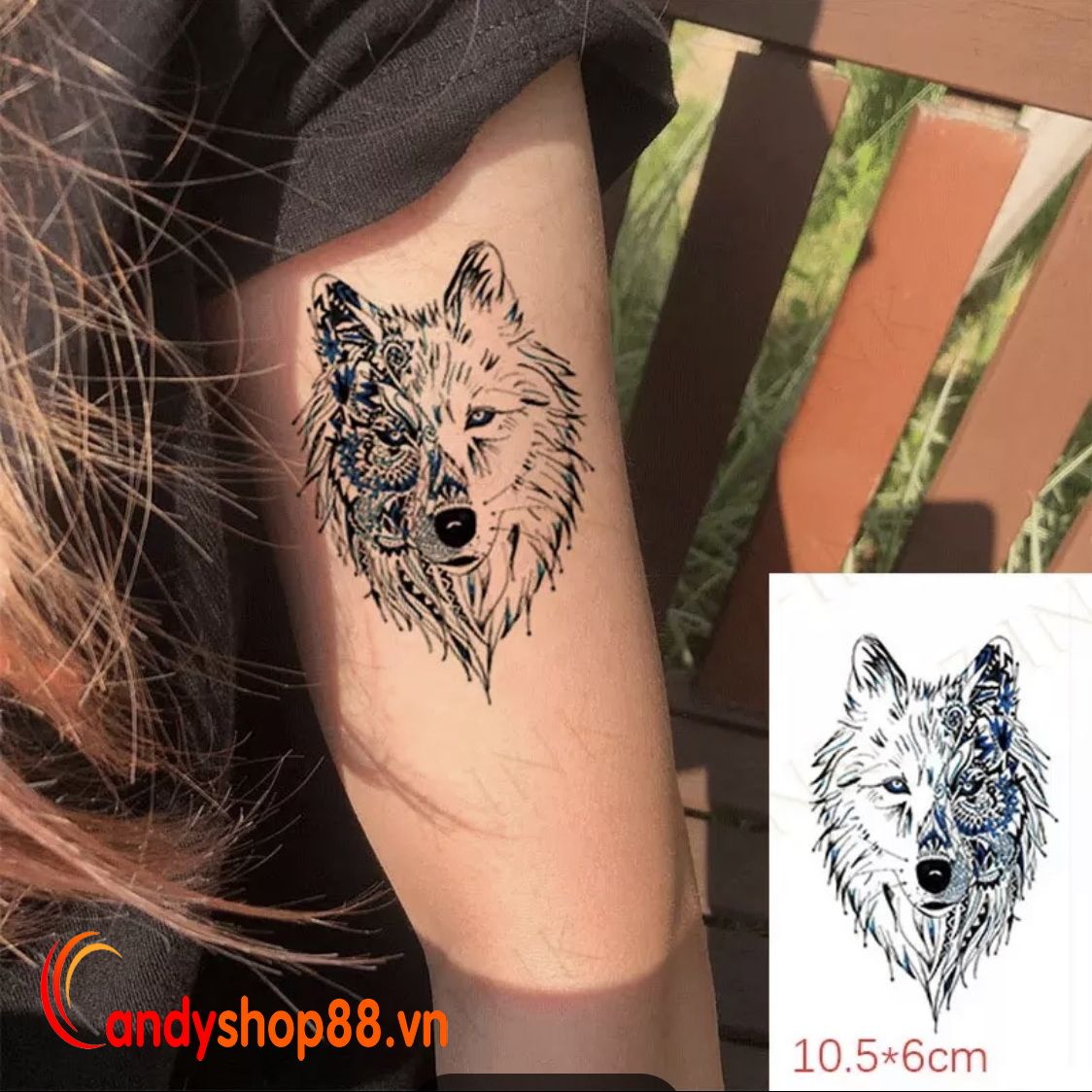 Hình xăm chó sói có ý nghĩa tượng  Đỗ Nhân Tattoo Studio  فيسبوك